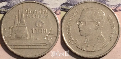 Таиланд 1 бат 2005 года (๒๕๔๘), Y# 183, a058-054