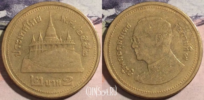 Таиланд 2 бата 2009 года (๒๕๕๒), Y# 445, a058-141