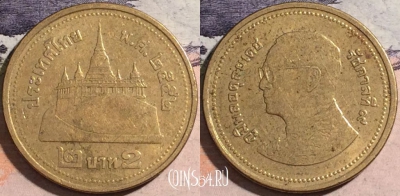Таиланд 2 бата 2009 года (๒๕๕๒), Y# 445, a058-144