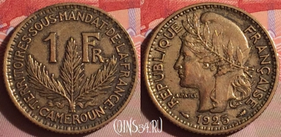 Того 1 франк 1925 года, KM# 2, 060j-047