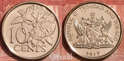 Тринидад и Тобаго 10 центов 2017 года, 274l-104