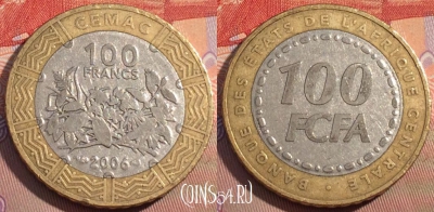Центральная Африка 100 франков 2006 года, 111c-109