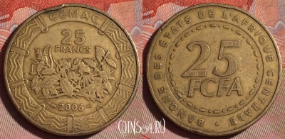 Центральная Африка 25 франков 2006 года, 079f-083