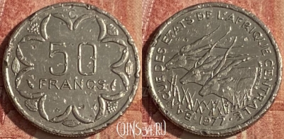 Конго 50 франков 1977 года, KM# 11, 047p-038