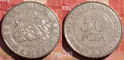Центральная Африка 50 франков 2006 года, 071c-053