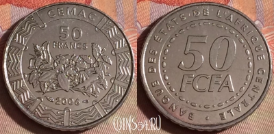Центральная Африка 50 франков 2006 года, 291f-077