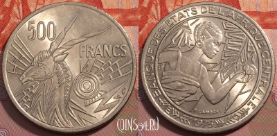 Центральная Африка 500 франков 1976 года E, KM# 12,
