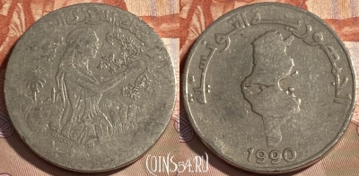 Тунис 1 динар 1990 года, KM# 319, 498р-032