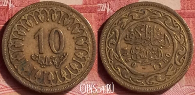 Тунис 10 миллимов 1960 года, KM# 306, 294l-126