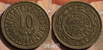 Тунис 10 миллимов 1960 года, KM# 306, 306s-111