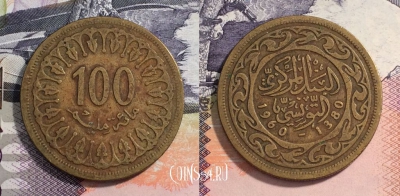 Тунис 100 миллимов 1960 года, KM# 309, 165-064