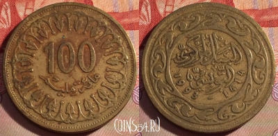 Тунис 100 миллимов 1993 года, KM# 309, 085b-102