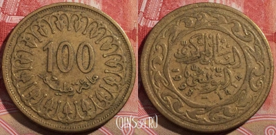 Тунис 100 миллимов 1993 года, KM# 309, 217-143