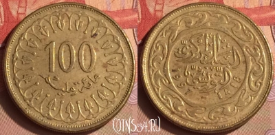 Тунис 100 миллимов 1997 года, KM# 309, 431-016