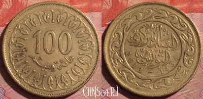 Тунис 100 миллимов 2013 года, KM# 309, 057i-036