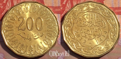 Тунис 200 миллимов 2013 года, 108c-092