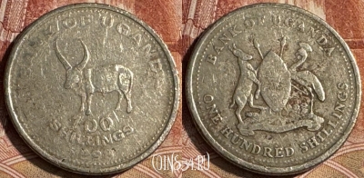 Уганда 100 шиллингов 1998 года, KM# 67, 042s-151