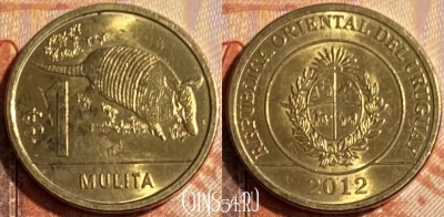 Уругвай 1 песо 2012 года, KM# 135, 499р-118