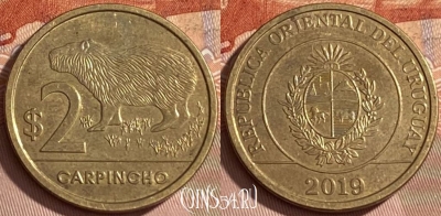 Уругвай 2 песо 2019 года, KM# 136, 461r-223