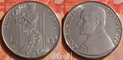 Ватикан 100 лир 1979 года, KM# 146, 203o-126