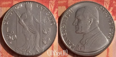 Ватикан 50 лир 1979 года, KM# 145, 436-036