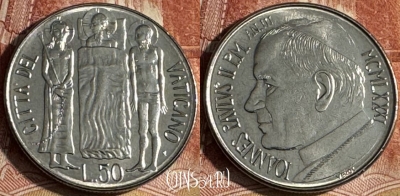 Ватикан 50 лир 1981 года, KM# 157, s517s-024