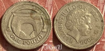 Великобритания 1 фунт 2006 года, KM# 1059, 309q-126 ♛