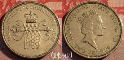 Великобритания 2 фунта 1989 года, KM# 960, 095c-081