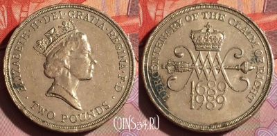 Великобритания 2 фунта 1989 года, KM# 961, 259c-081