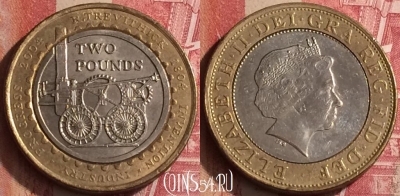 Великобритания 2 фунта 2004 года, KM# 1049, 455o-123 ♛