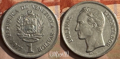 Венесуэла 1 боливар 1977 года, Y# 52, s431s-114