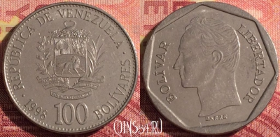 Венесуэла 100 боливаров 1998 года, Y# 78.1, 289i-099