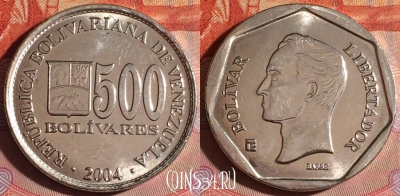 Венесуэла 500 боливаров 2004 года, Y# 94, 262f-107