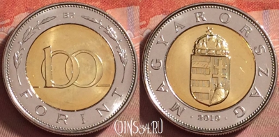 Венгрия 100 форинтов 2019 года, KM# 851, UNC, 133k-070