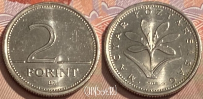 Венгрия 2 форинта 2005 года, KM# 693, 098s-017