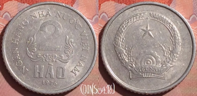 Вьетнам 2 хао 1976 года, KM# 12, 056i-143