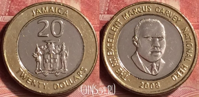 Ямайка 20 долларов 2008 года, 077m-016