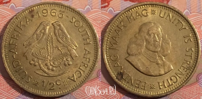 ЮАР 1/2 цента 1963 года, KM# 56, a135-081