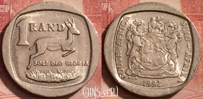 ЮАР 1 ранд 1992 года, KM# 138, 061l-129