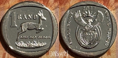 ЮАР 1 ранд 2011 года, KM# 504, 502s-090