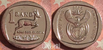 ЮАР 1 ранд 2014 года, 101i-028