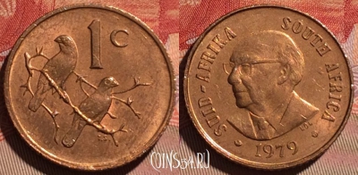 ЮАР 1 цент 1979 года, KM# 98, 096d-003