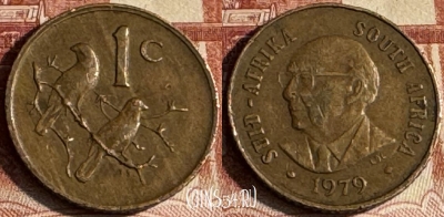 ЮАР 1 цент 1979 года, KM# 98, 180t-069 ♛