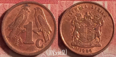ЮАР 1 цент 1998 года, KM# 170, 207j-093