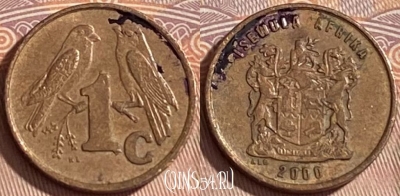 ЮАР 1 цент 2000 года, KM# 170, 461r-361