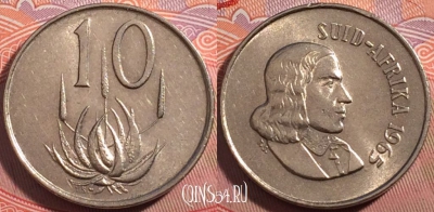 ЮАР 10 центов 1965 года, SUID-AFRIKA, KM# 68.2, a065-135