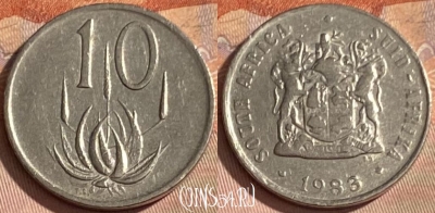 ЮАР 10 центов 1983 года, KM# 85, 361p-069