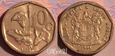 ЮАР 10 центов 1994 года, KM# 135, 078j-108