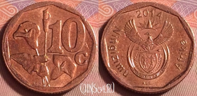 ЮАР 10 центов 2014 года, 229k-087