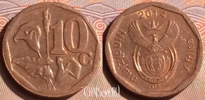 ЮАР 10 центов 2014 года, 446-127